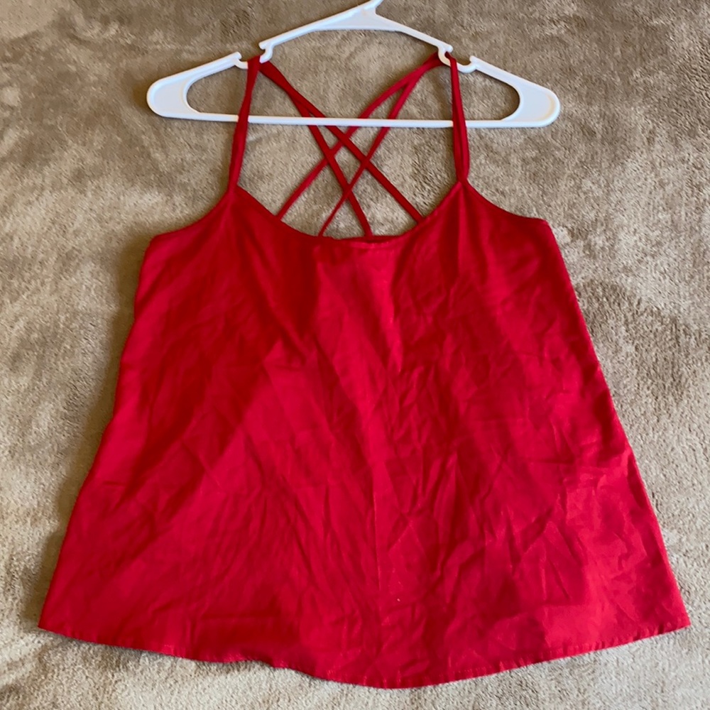 Abercrombie and Fitch Tank Top - Red - Women’s M